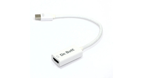 Dr. Bott mini DisplayPort to HDMI Adapter Pro, Ultra HD, white